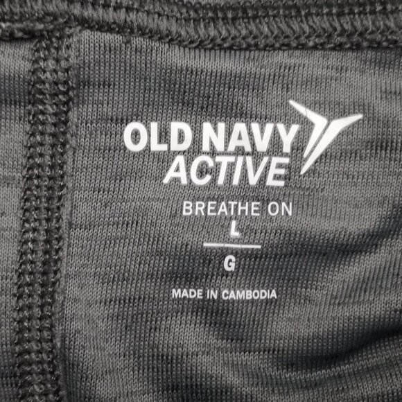 Old Navy Active Breathe On Ladies Size Large Lightweight Dark Grey Hoodie - Picture 3 of 11